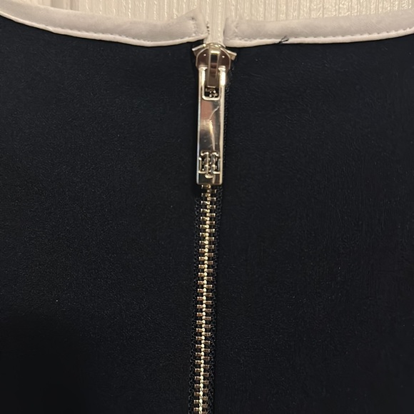 Navy Tommy Hilfiger Dress with ruffle sleeve detail - Picture 3 of 4